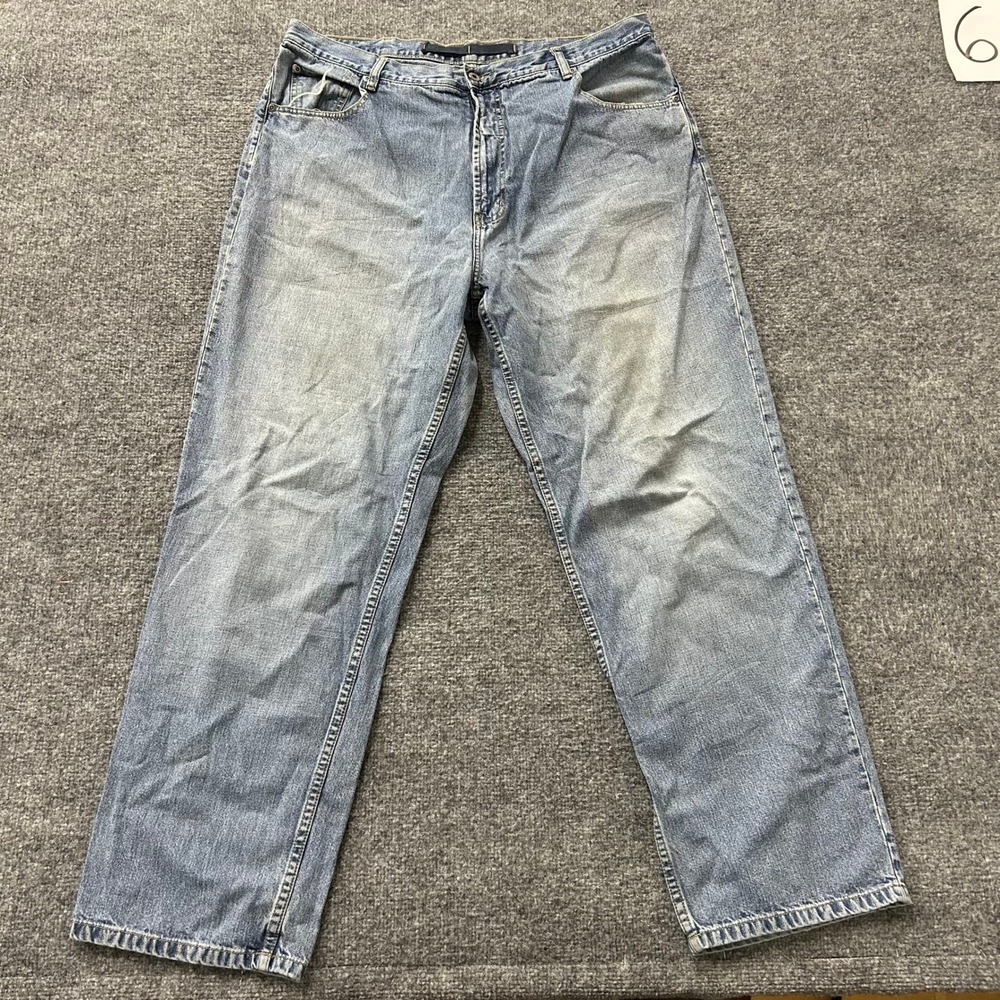 Nautica Jeans Mens Size 38x32 Blue Relaxed Fit NS83 J-Class Cotton Denim Baggy